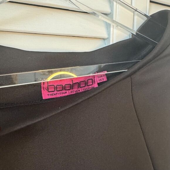 Boohoo | Black midi circle skirt (8) - Picture 5 of 6